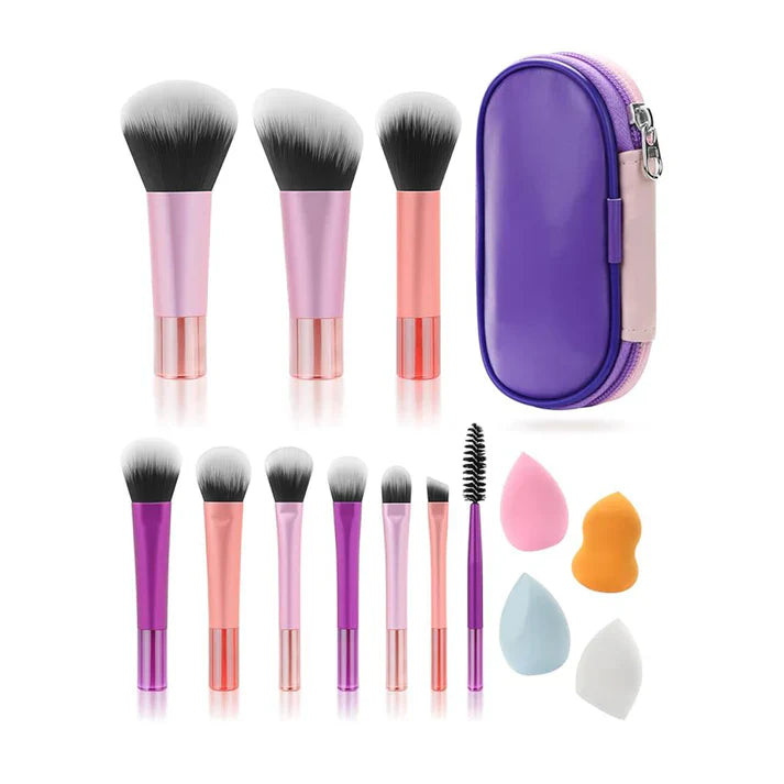 Kit Profissional de Pincéis de Maquiagem
